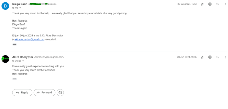 Case Study: Decrypting 50 TB of Data from Akira Ransomware for a Major US Tech Company
